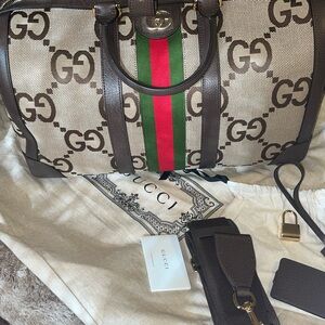 NWT Gucci Jumbo Duffel. LARGE